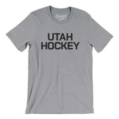 Utah Hockey Men/Unisex T-Shirt-Athletic Heather-Allegiant Goods Co. Vintage Sports Apparel