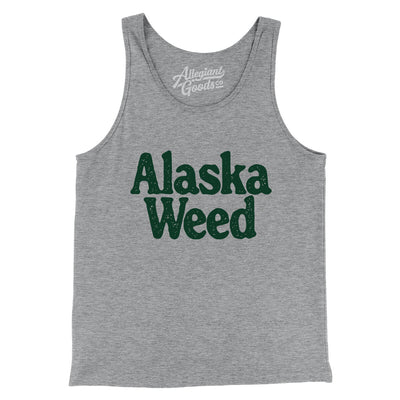 Alaska Weed Men/Unisex Tank Top-Athletic Heather-Allegiant Goods Co. Vintage Sports Apparel