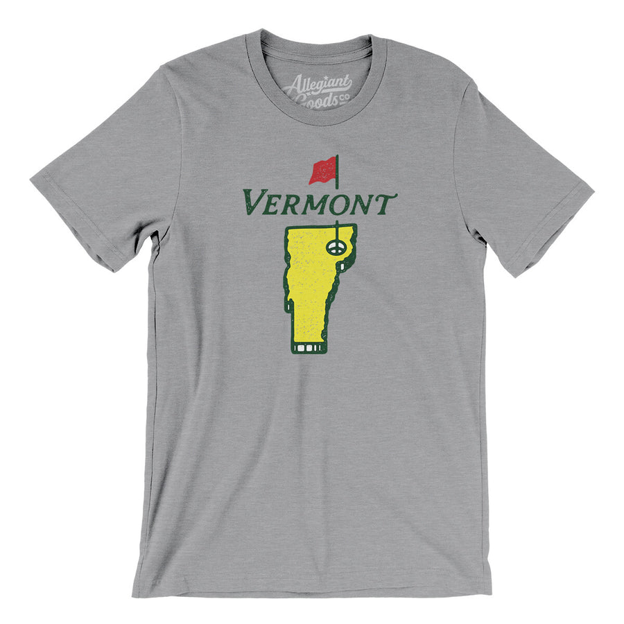 Vintage Fish Vermont State Map VT Fly Fishing' Unisex Baseball T-Shirt