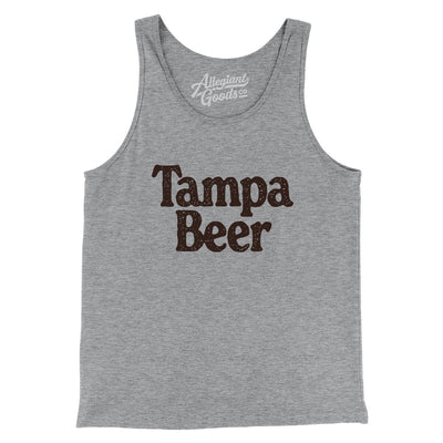 Tampa Beer Men/Unisex Tank Top-Athletic Heather-Allegiant Goods Co. Vintage Sports Apparel