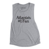 Atlanta's Number 1 Fan Women's Flowey Scoopneck Muscle Tank-Athletic Heather-Allegiant Goods Co. Vintage Sports Apparel