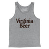 Virginia Beer Men/Unisex Tank Top-Athletic Heather-Allegiant Goods Co. Vintage Sports Apparel