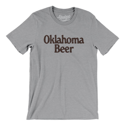 Oklahoma Beer Men/Unisex T-Shirt-Athletic Heather-Allegiant Goods Co. Vintage Sports Apparel