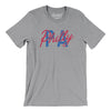 Philly Pa Overprinted Men/Unisex T-Shirt-Athletic Heather-Allegiant Goods Co. Vintage Sports Apparel