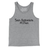 San Antonio's Number 1 Fan Men/Unisex Tank Top-Athletic Heather-Allegiant Goods Co. Vintage Sports Apparel