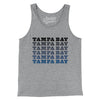 Tampa Bay Repeat Men/Unisex Tank Top-Athletic Heather-Allegiant Goods Co. Vintage Sports Apparel