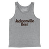 Jacksonville Beer Men/Unisex Tank Top-Athletic Heather-Allegiant Goods Co. Vintage Sports Apparel