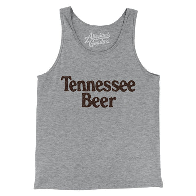 Tennessee Beer Men/Unisex Tank Top-Athletic Heather-Allegiant Goods Co. Vintage Sports Apparel