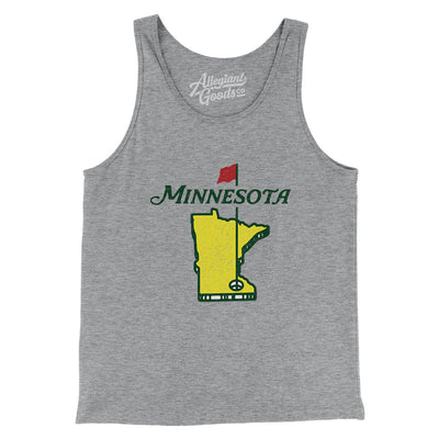 Minnesota Golf Men/Unisex Tank Top-Athletic Heather-Allegiant Goods Co. Vintage Sports Apparel