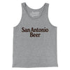 San Antonio Beer Men/Unisex Tank Top-Athletic Heather-Allegiant Goods Co. Vintage Sports Apparel