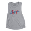 Buffalo Ny Overprinted Women's Flowey Scoopneck Muscle Tank-Athletic Heather-Allegiant Goods Co. Vintage Sports Apparel