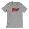 St Louis Pennant Men/Unisex T-Shirt-Athletic Heather-Allegiant Goods Co. Vintage Sports Apparel