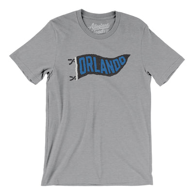 Orlando Pennant Men/Unisex T-Shirt-Athletic Heather-Allegiant Goods Co. Vintage Sports Apparel