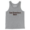 San Francisco Beer Men/Unisex Tank Top-Athletic Heather-Allegiant Goods Co. Vintage Sports Apparel