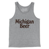 Michigan Beer Men/Unisex Tank Top-Athletic Heather-Allegiant Goods Co. Vintage Sports Apparel