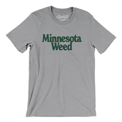 Minnesota Weed Men/Unisex T-Shirt-Athletic Heather-Allegiant Goods Co. Vintage Sports Apparel