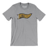 Pittsburgh Pennant Men/Unisex T-Shirt-Athletic Heather-Allegiant Goods Co. Vintage Sports Apparel