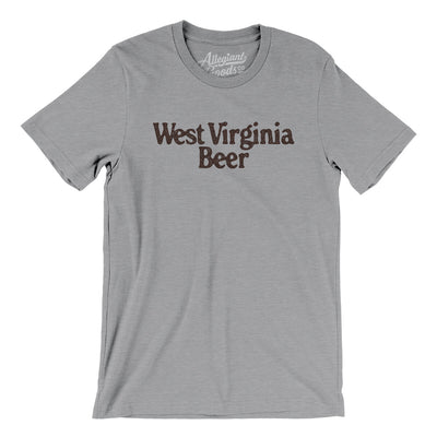 West Virginia Beer Men/Unisex T-Shirt-Athletic Heather-Allegiant Goods Co. Vintage Sports Apparel