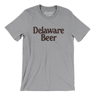 Delaware Beer Men/Unisex T-Shirt-Athletic Heather-Allegiant Goods Co. Vintage Sports Apparel