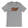 Sfca Pennant Men/Unisex T-Shirt-Athletic Heather-Allegiant Goods Co. Vintage Sports Apparel