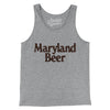 Maryland Beer Men/Unisex Tank Top-Athletic Heather-Allegiant Goods Co. Vintage Sports Apparel