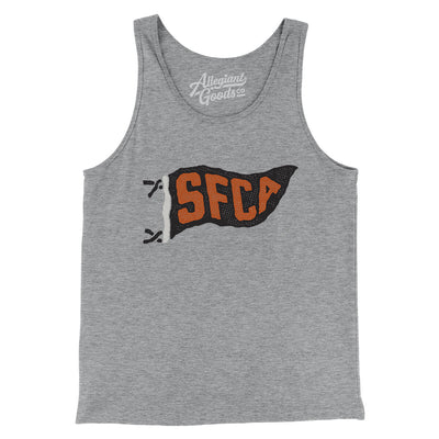 Sfca Pennant Men/Unisex Tank Top-Athletic Heather-Allegiant Goods Co. Vintage Sports Apparel