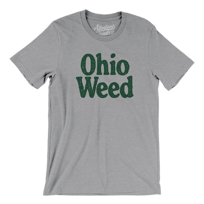 Ohio Weed Men/Unisex T-Shirt-Athletic Heather-Allegiant Goods Co. Vintage Sports Apparel