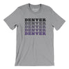 Denver Repeat Men/Unisex T-Shirt-Athletic Heather-Allegiant Goods Co. Vintage Sports Apparel