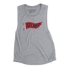 Atlanta Pennant Women's Flowey Scoopneck Muscle Tank-Athletic Heather-Allegiant Goods Co. Vintage Sports Apparel