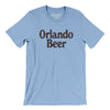 Orlando Beer Men/Unisex T-Shirt-Baby Blue-Allegiant Goods Co. Vintage Sports Apparel