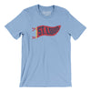 St Louis Pennant Men/Unisex T-Shirt-Baby Blue-Allegiant Goods Co. Vintage Sports Apparel