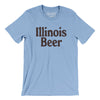 Illinois Beer Men/Unisex T-Shirt-Baby Blue-Allegiant Goods Co. Vintage Sports Apparel