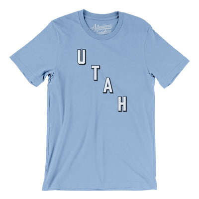 Utah Hockey Jersey Men/Unisex T-Shirt-Baby Blue-Allegiant Goods Co. Vintage Sports Apparel