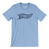 Tennessee Pennant Men/Unisex T-Shirt-Baby Blue-Allegiant Goods Co. Vintage Sports Apparel