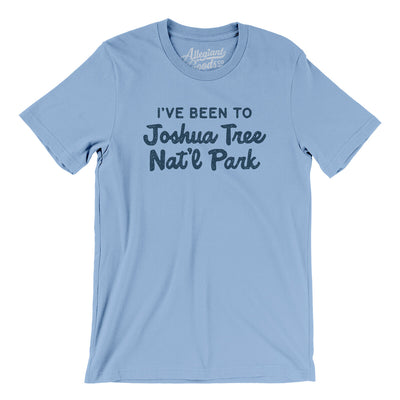 I've Been To Joshua Tree National Park Men/Unisex T-Shirt-Baby Blue-Allegiant Goods Co. Vintage Sports Apparel