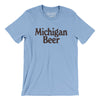 Michigan Beer Men/Unisex T-Shirt-Baby Blue-Allegiant Goods Co. Vintage Sports Apparel