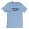 Tampa Bay Pennant Men/Unisex T-Shirt-Baby Blue-Allegiant Goods Co. Vintage Sports Apparel