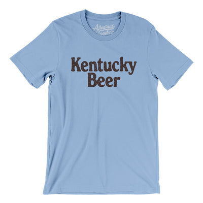 Kentucky Beer Men/Unisex T-Shirt-Baby Blue-Allegiant Goods Co. Vintage Sports Apparel