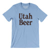 Utah Beer Men/Unisex T-Shirt-Baby Blue-Allegiant Goods Co. Vintage Sports Apparel