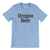 Oregon Beer Men/Unisex T-Shirt-Baby Blue-Allegiant Goods Co. Vintage Sports Apparel