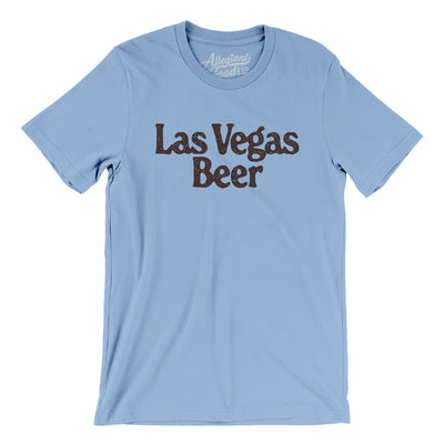 Las Vegas Beer Men/Unisex T-Shirt-Baby Blue-Allegiant Goods Co. Vintage Sports Apparel