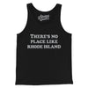 There's No Place Like Rhode Island Men/Unisex Tank Top-Black-Allegiant Goods Co. Vintage Sports Apparel