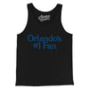 Orlando's Number 1 Fan Men/Unisex Tank Top-Black-Allegiant Goods Co. Vintage Sports Apparel