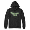 Wisconsin Weed Hoodie-Black-Allegiant Goods Co. Vintage Sports Apparel