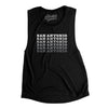 San Antonio Repeat Women's Flowey Scoopneck Muscle Tank-Black-Allegiant Goods Co. Vintage Sports Apparel