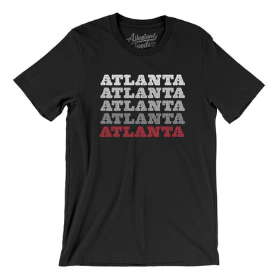 Atlanta Repeat Men/Unisex T-Shirt-Black-Allegiant Goods Co. Vintage Sports Apparel