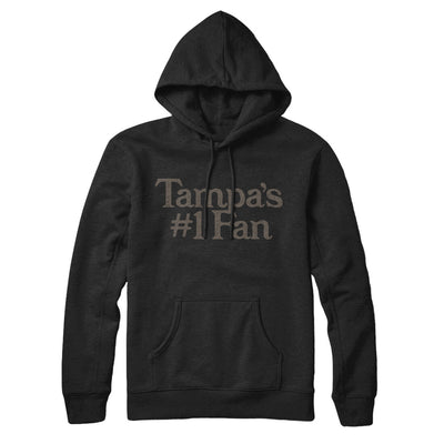 Tampa's Number 1 Fan Hoodie-Black-Allegiant Goods Co. Vintage Sports Apparel