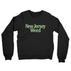 New Jersey Weed Midweight French Terry Crewneck Sweatshirt-Black-Allegiant Goods Co. Vintage Sports Apparel