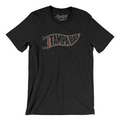 Tampa Bay Pennant Men/Unisex T-Shirt-Black-Allegiant Goods Co. Vintage Sports Apparel