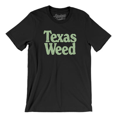 Texas Weed Men/Unisex T-Shirt-Black-Allegiant Goods Co. Vintage Sports Apparel